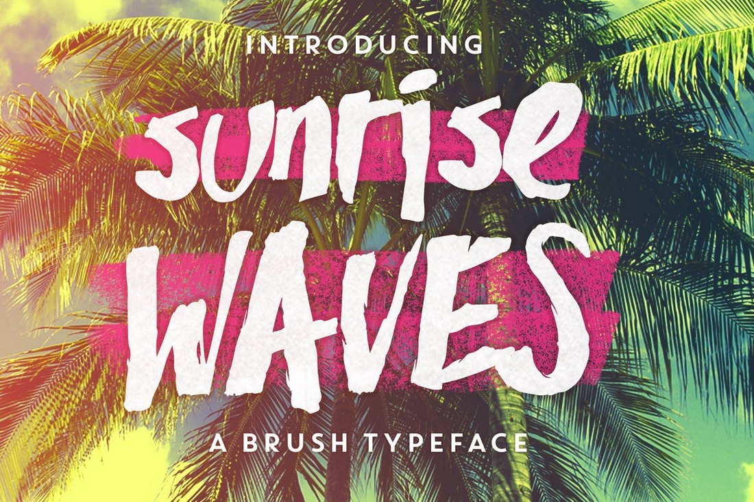 Sunrise-Waves-Poster-Font 30+ Best Fonts for Posters design tips 