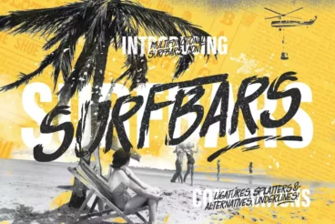 Surfbars Modern Brush Font