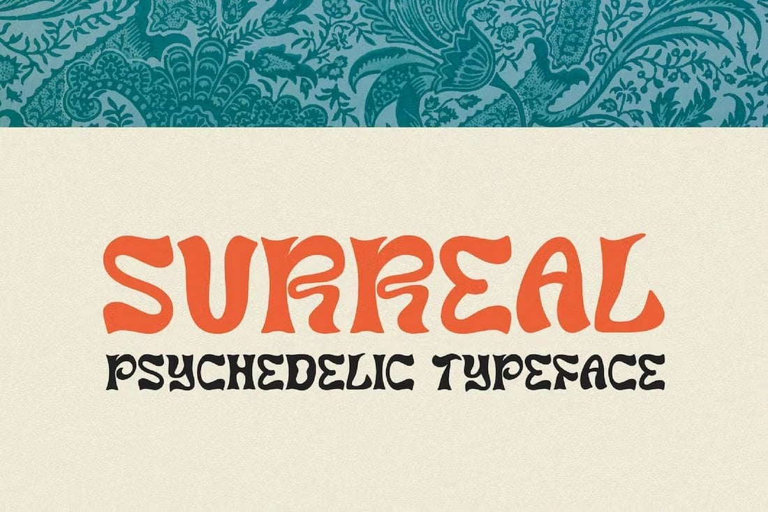 Surreal - Psychedelic 70s Font