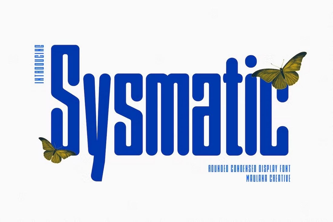 Sysmatic - Soft Condensed Poster Font