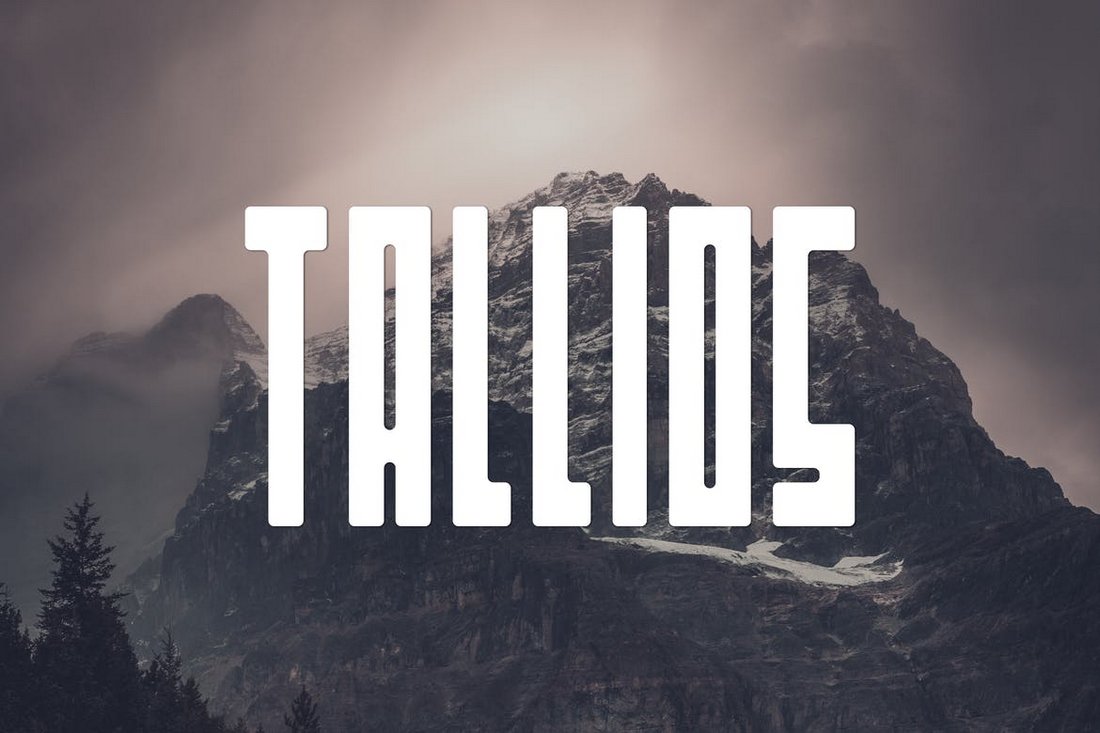 Tallios-Font 30+ Best Fonts for Posters design tips 