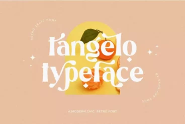 Tangelo Elegant Modern Typeface