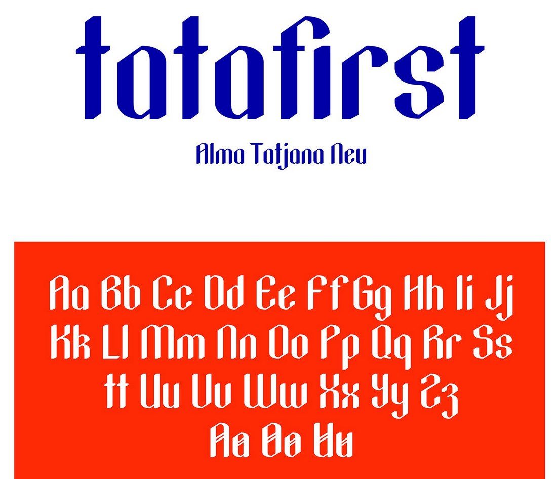 Tatafirst-Free-Blackletter-Font 35+ Best Blackletter Fonts design tips 