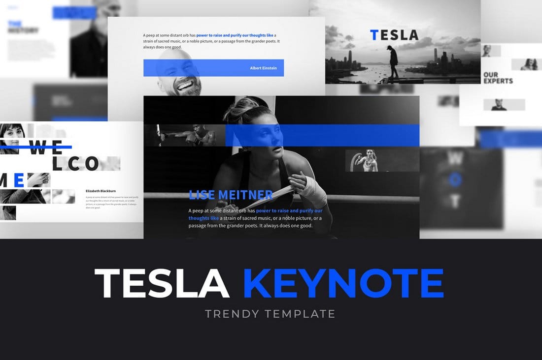 Tesla - Free Powerpoint Template