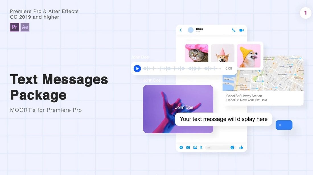 Text-Messages-Package-Premiere-Pro-Presets 20+ Best Premiere Pro Add-Ons, Presets and Plugins (Free + Pro) design tips