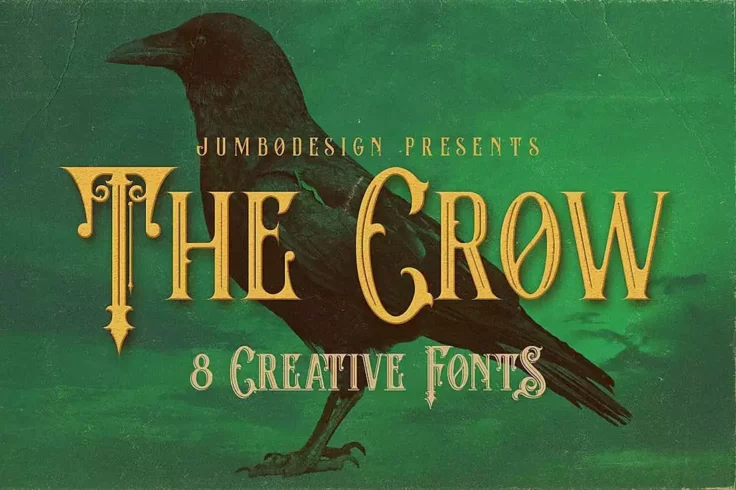 View Information about The Crow Vintage Movie Font