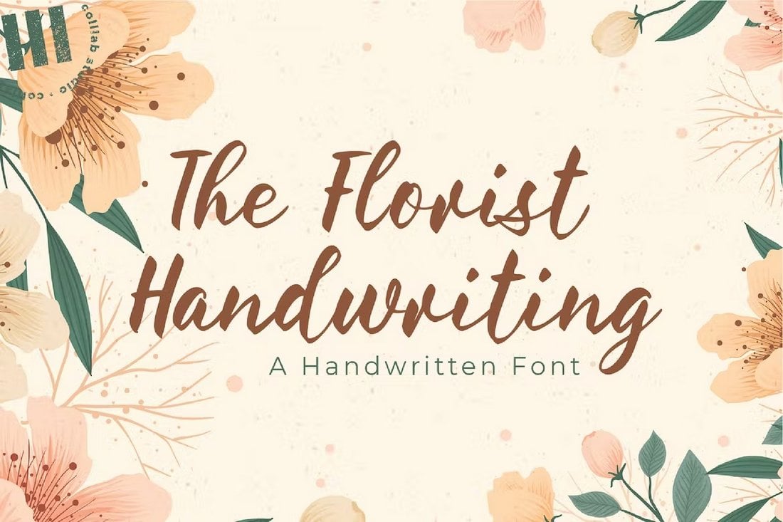The Florist - Fonte de caligrafia fofa