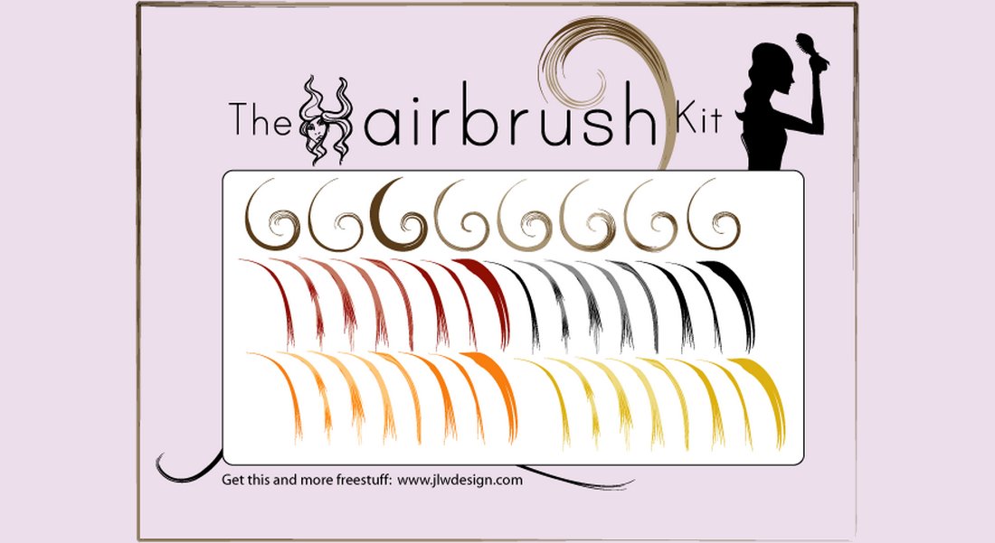 illustrator hair brushes free download cs3