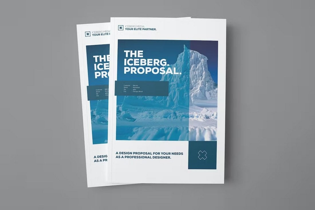 The Iceberg - الگوی پیشنهادی طراحی گرافیک مدرن