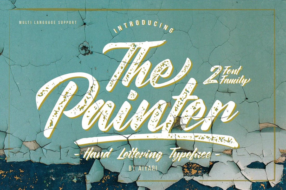 vintage poster fonts