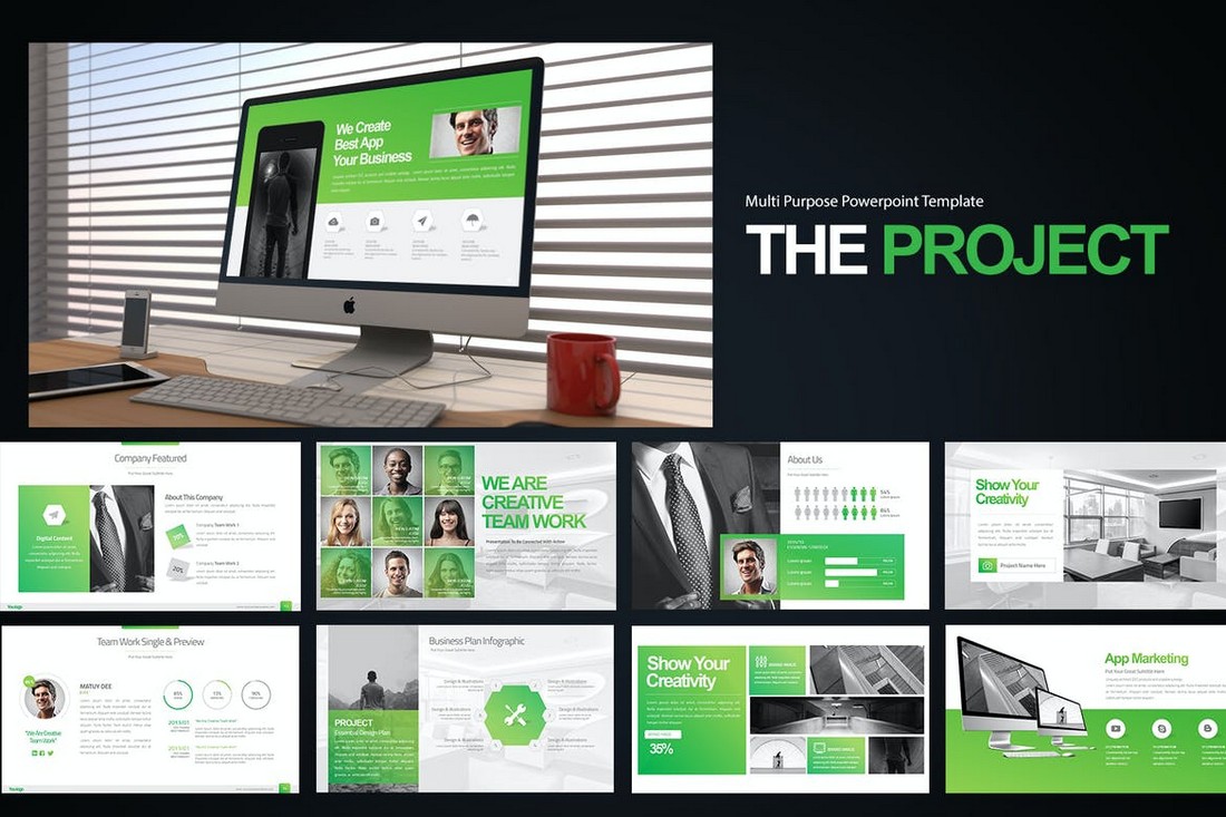 The Project Presentation - Powerpoint Template