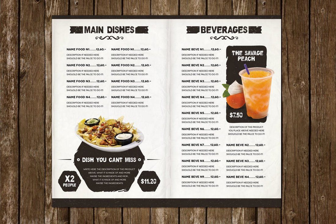 The-Ristorante-Food-Menu 50+ Best Food & Drink Menu Templates design tips 