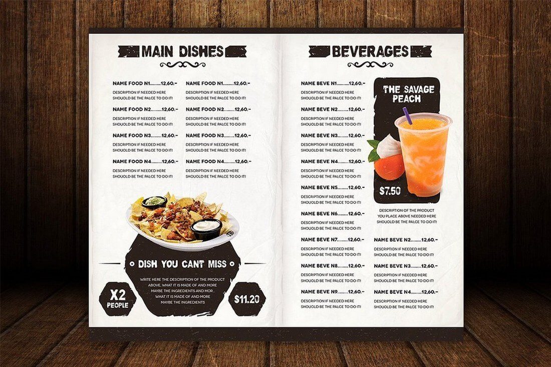 The-Ristorante-Menu 50+ Best Food & Drink Menu Templates design tips 