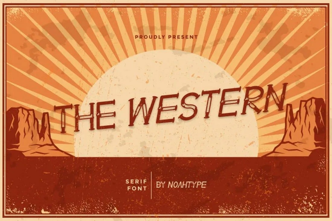 The Western - Free Cowboy Font