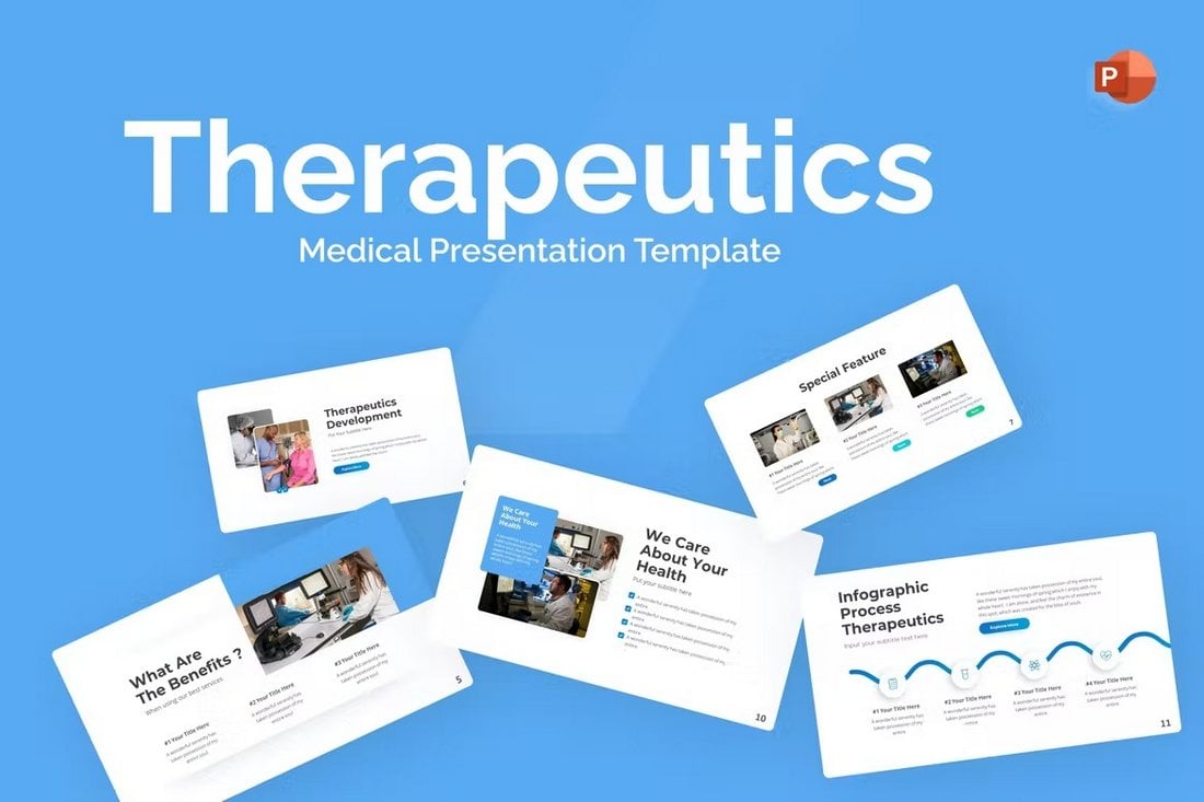 Therapeutics-Medical-PowerPoint-Template 35+ Best Medical PowerPoint Templates design tips  