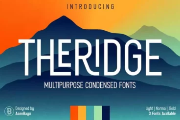 Theridge Multipurpose Condensed Font