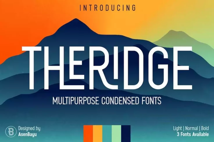 View Information about Theridge Multipurpose Condensed Font