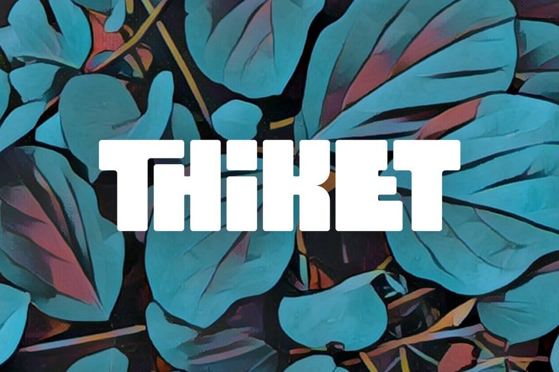 Thiket - Fonte Thik Divertida
