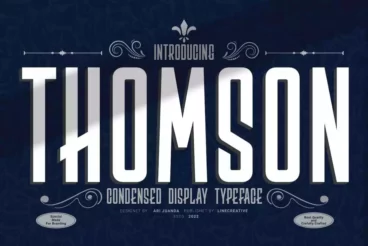 Thomson Bold Narrow Font