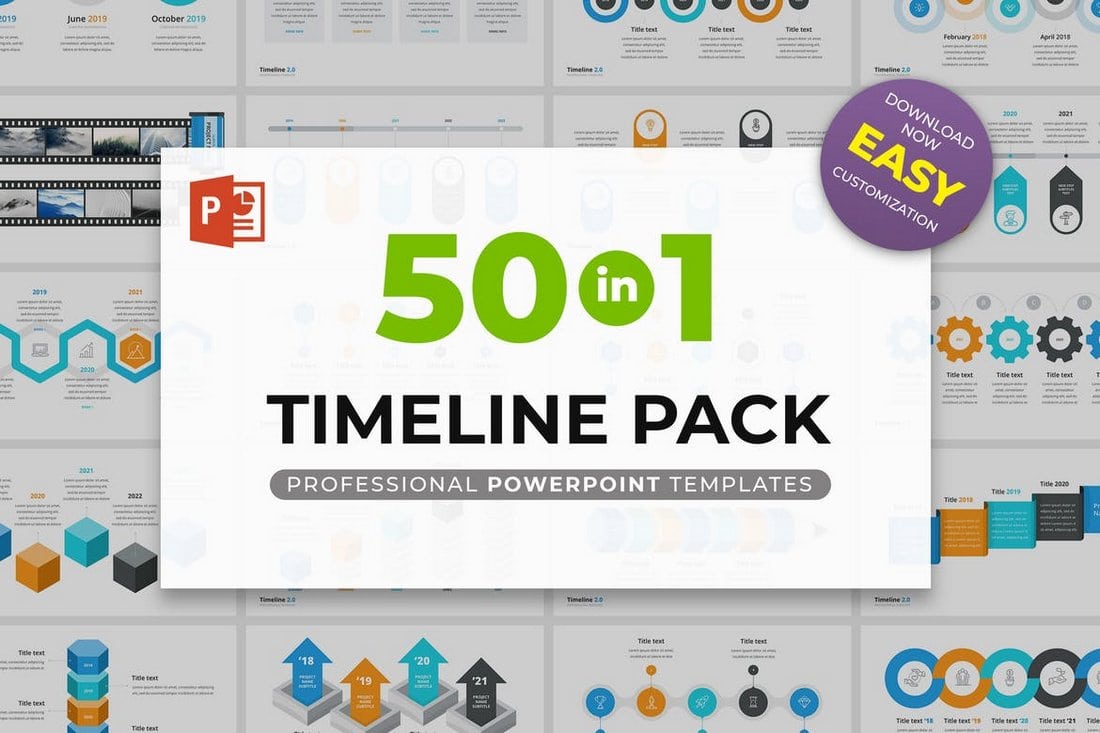 Timeline 2.0 - Multipurpose PowerPoint Template