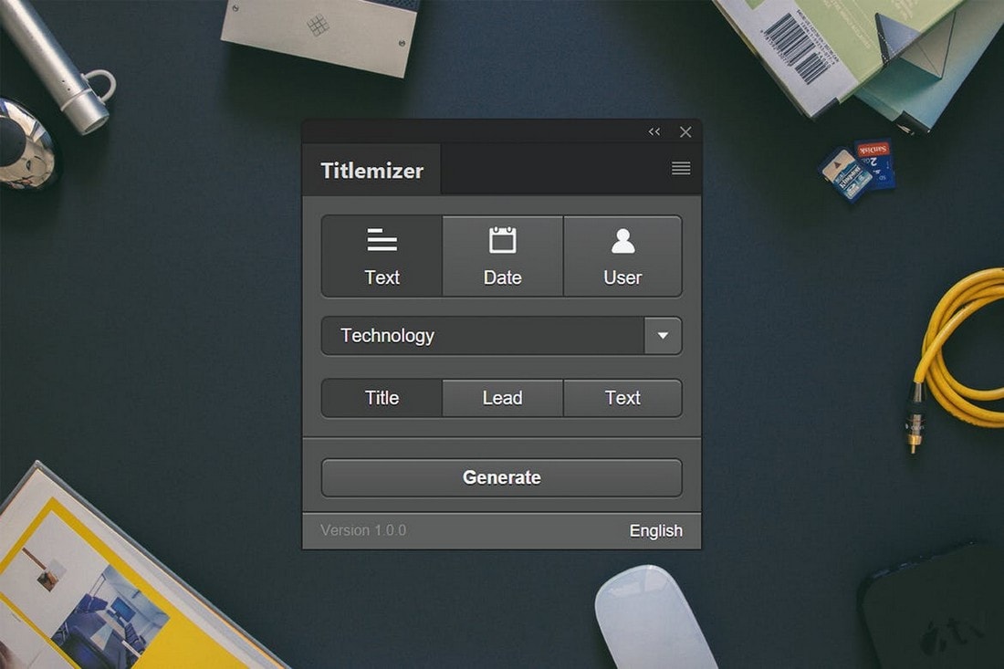 Titlemizer-Tile-Generator-Photoshop-Plugin 20+ Best Photoshop Filters + Plugins 2020 (+ How to Use Them) design tips 