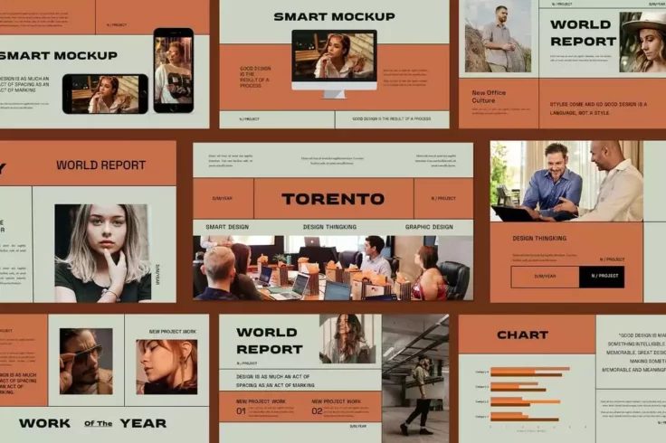 View Information about Torento Unique Google Slides Template