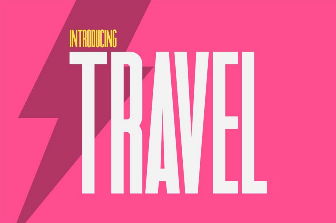 Travel Sans - Narrow Title Font