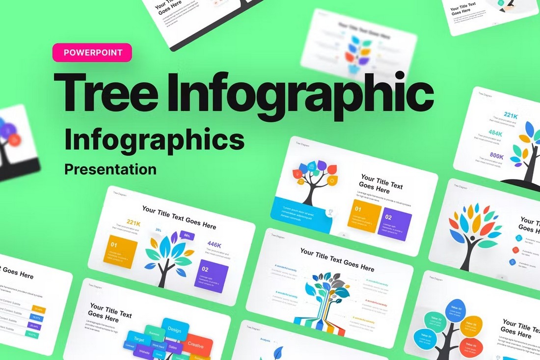 Tree-Infographic-PowerPoint-Template 20+ Best Infographic PowerPoint Templates (For Data Presentations) design tips 