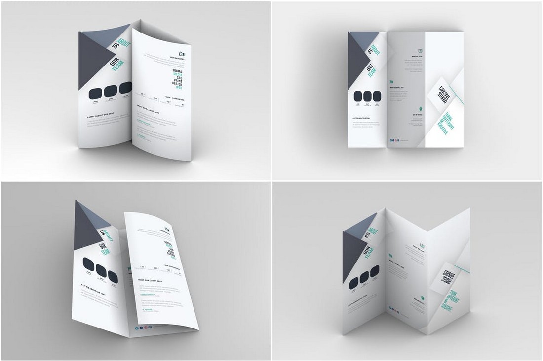 Trifold Brochure Mockup