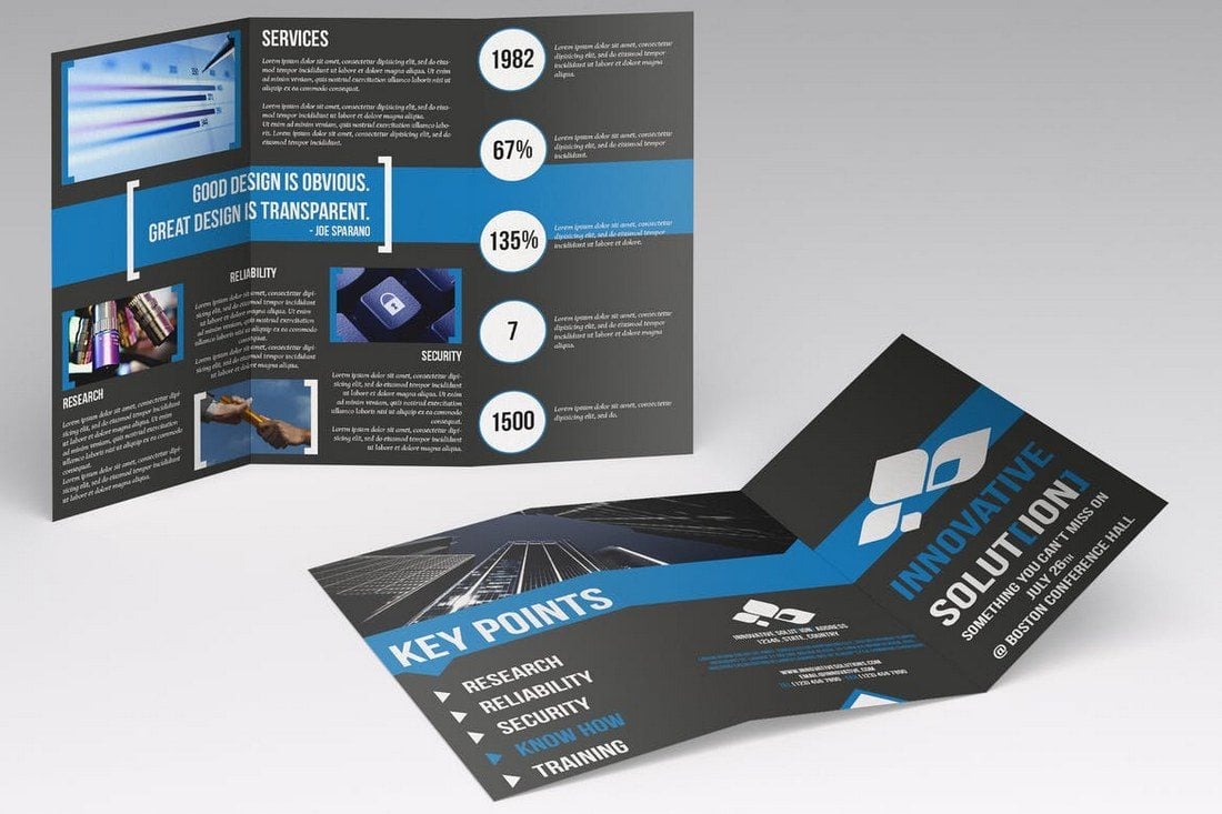 Trifold-Brochures-Pack 20+ Best Tri-Fold Brochure Templates (Word & InDesign) design tips 