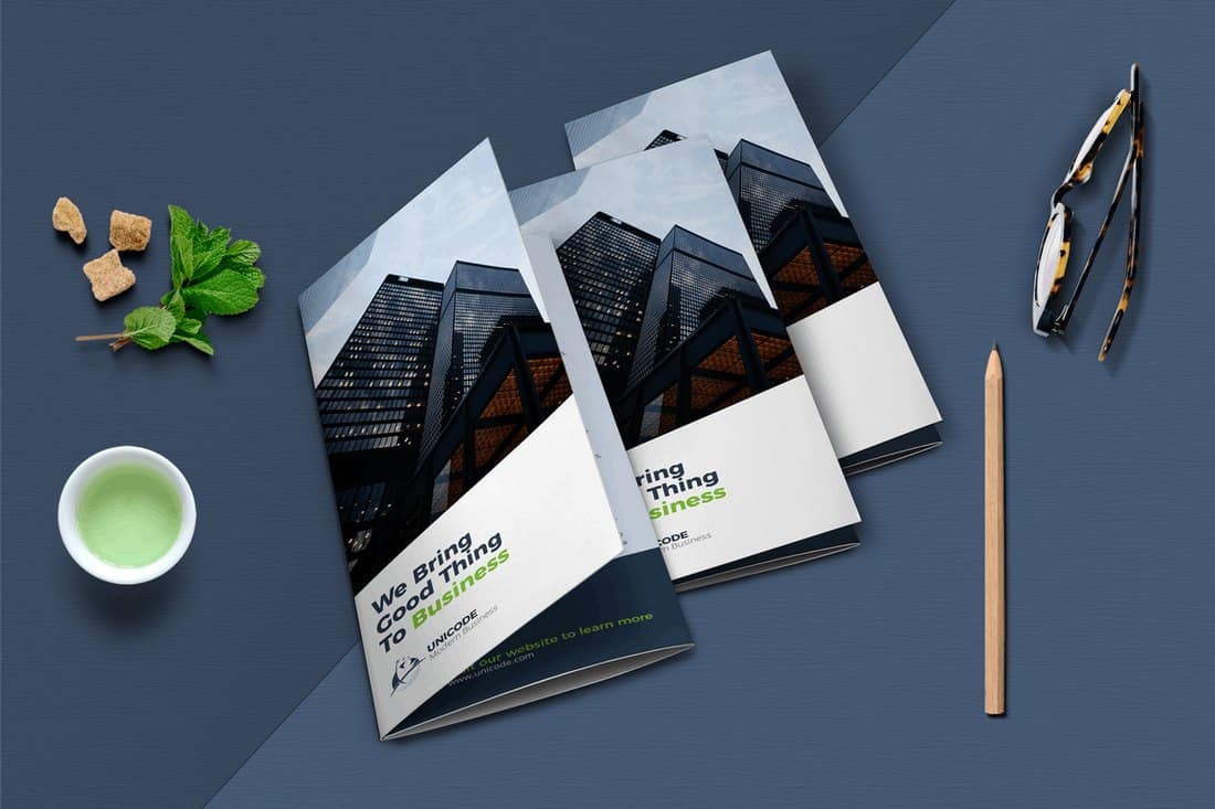 20+ Best Tri-Fold Brochure Templates (Word & InDesign) 20 Throughout 6 Panel Brochure Template