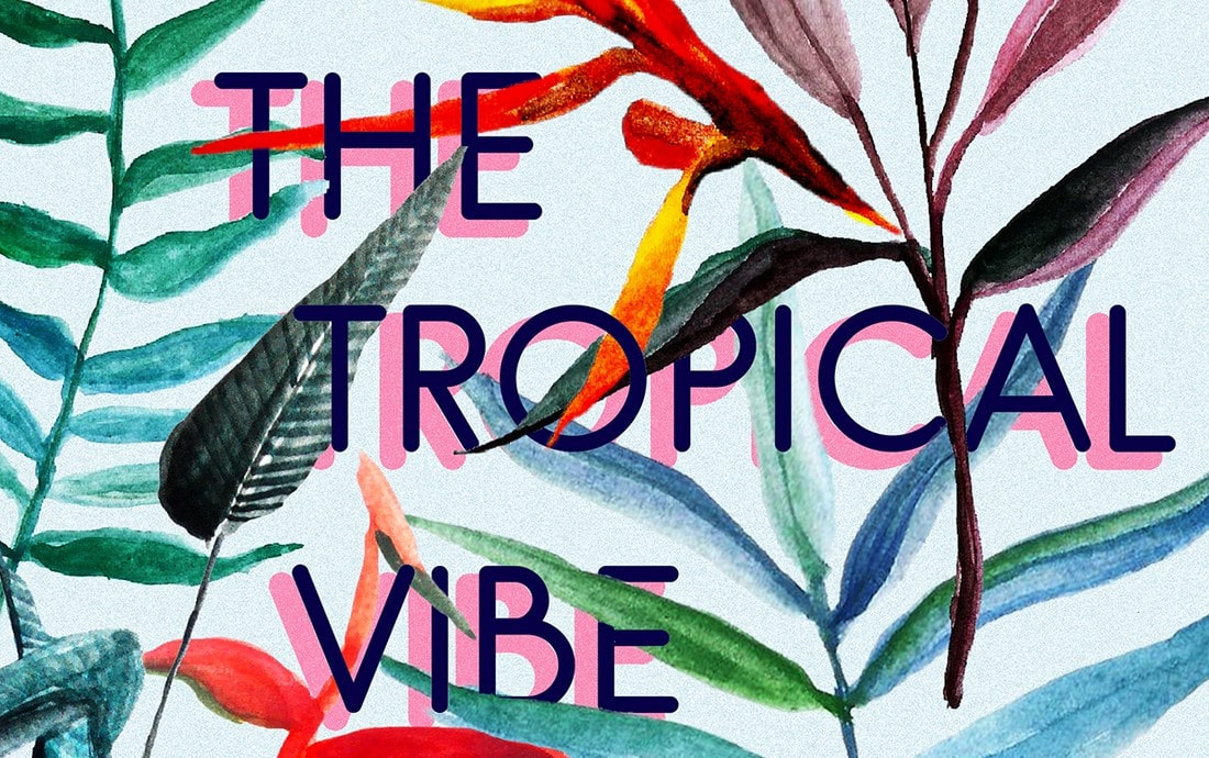 Tropical Vibe - Free Watercolor Elements + Brushes