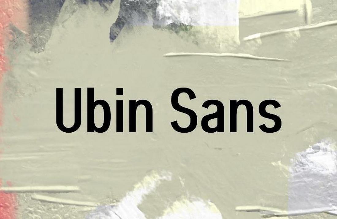 Ubin Sans - Free Neutral Font