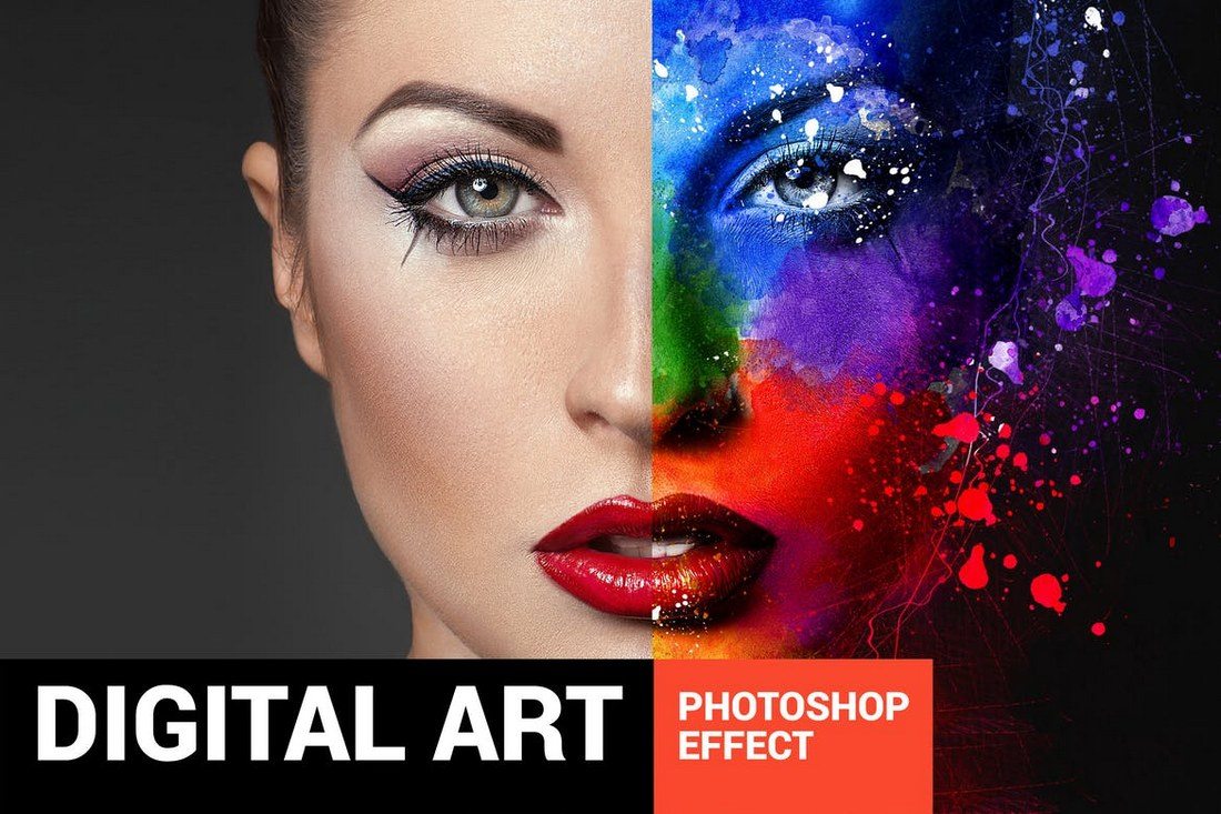 Ultimatum-Digital-Art-Photoshop-Action 20+ Best Watercolor Photoshop Actions design tips 