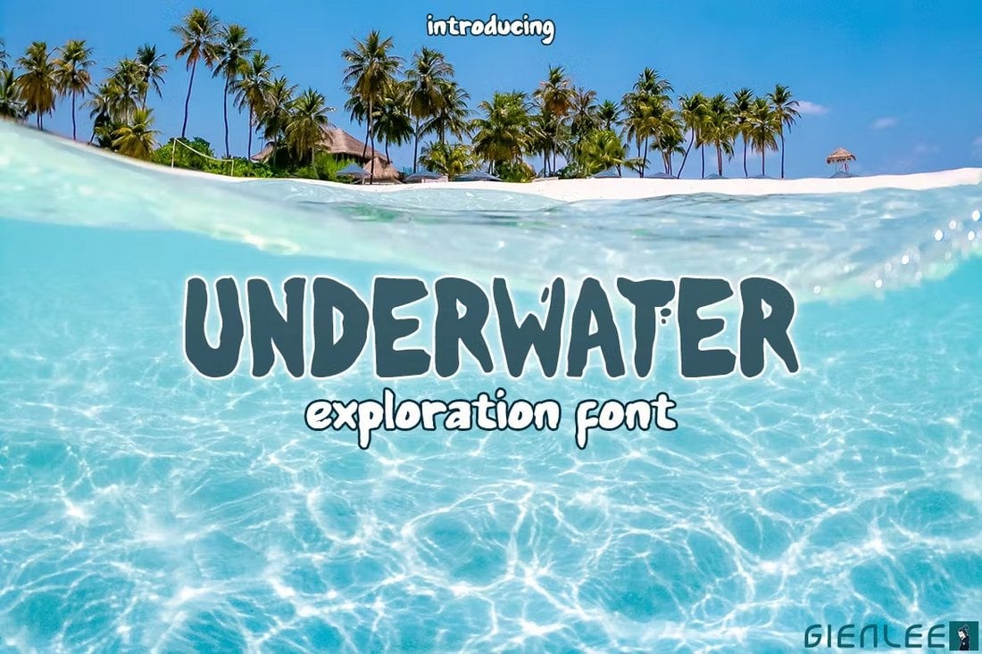 Underwater-Under-The-Sea-Font 20+ Best Nautical Fonts (Sea + Sailing Style Fonts) design tips  
