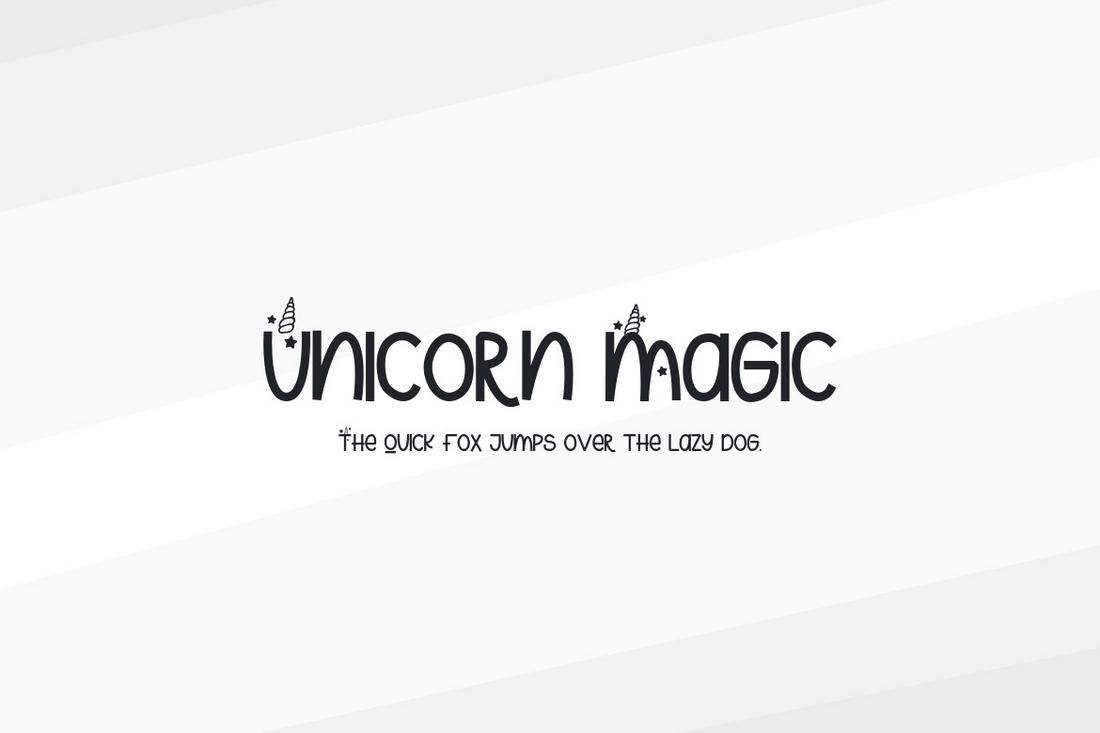 Unicorn Magic - Free Fairytale Font