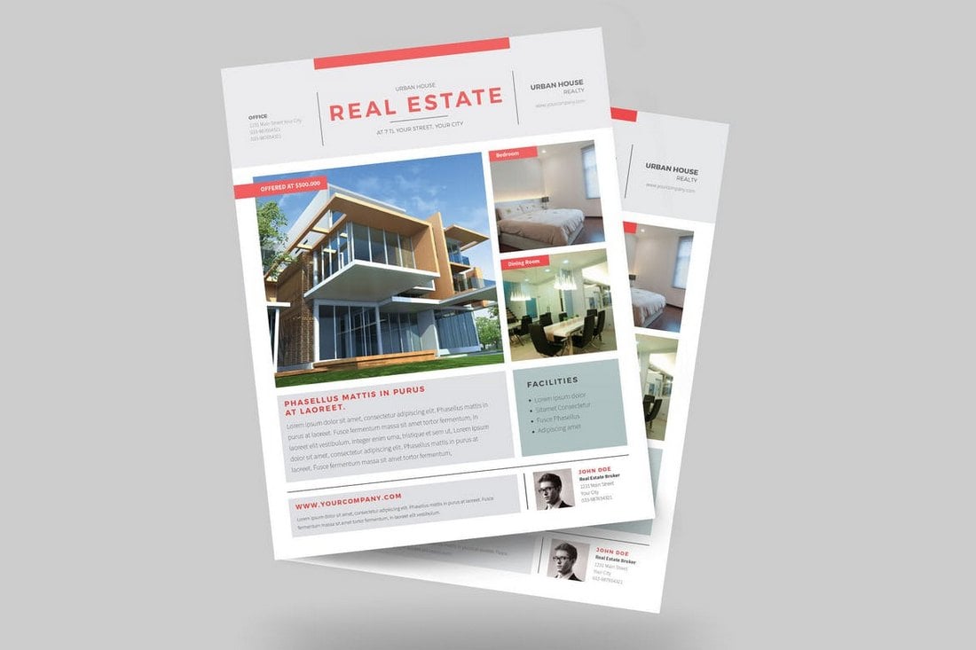 Urban-Real-Estate-Flyer 20+ Business Flyer Templates (Word & PSD) design tips 