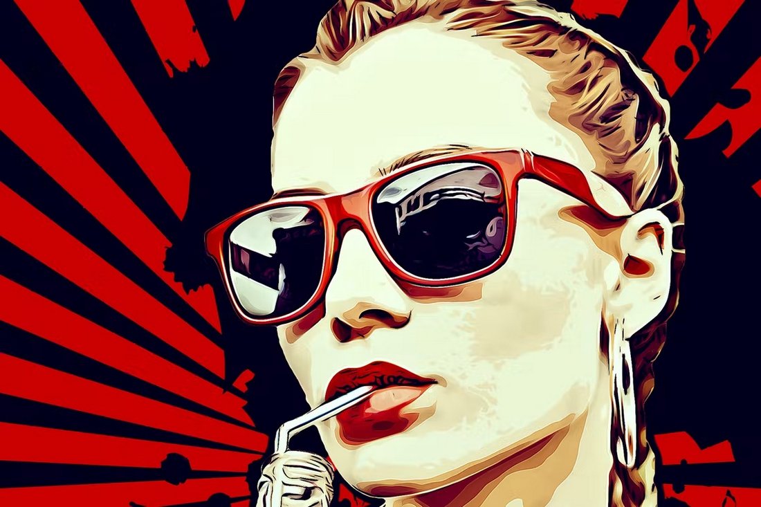 VectorArt Pop Art Photoshop Action