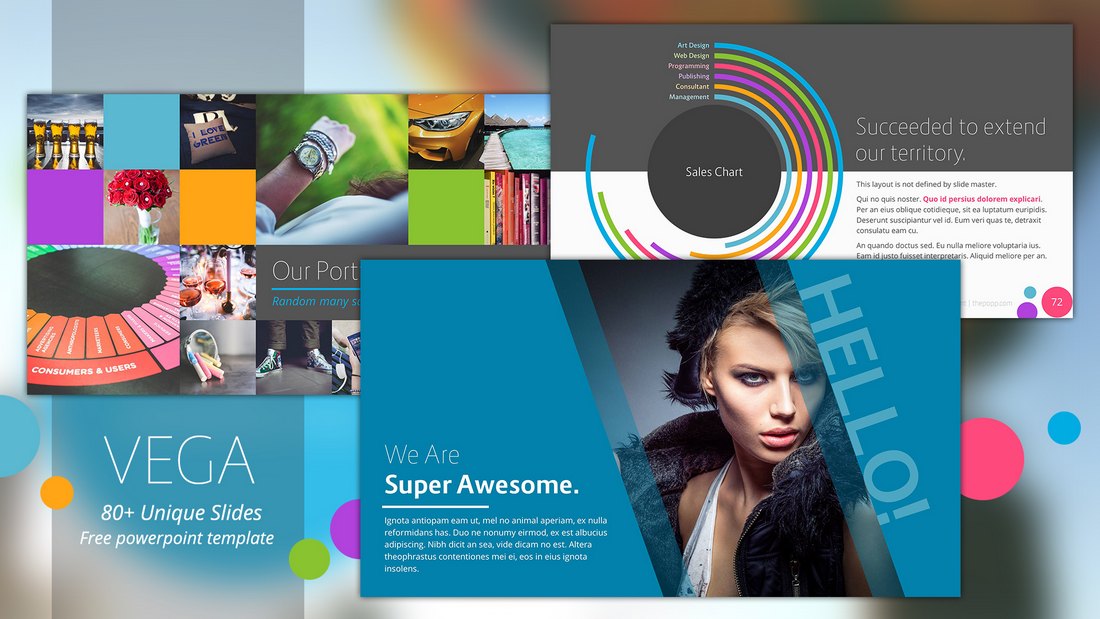 Vega - Animated PowerPoint Template Free