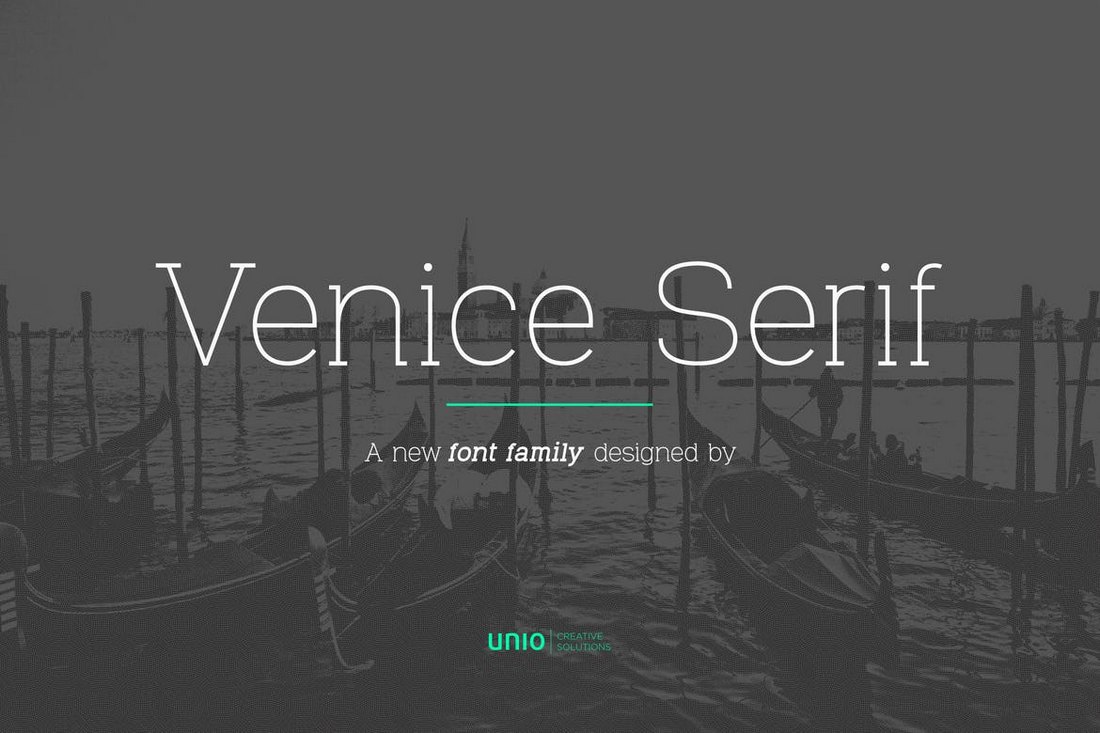 Venice Serif - Familia de fuentes