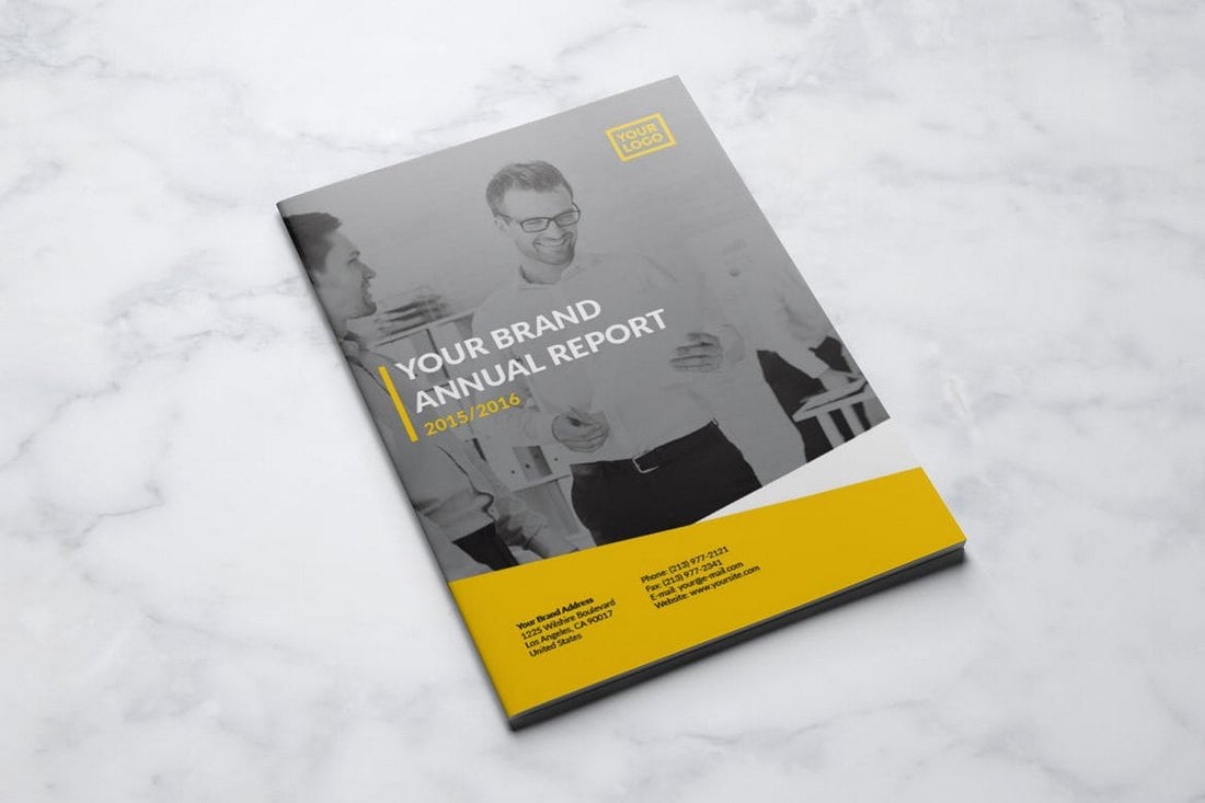 Victorio-Annual-Report-Template 30+ Annual Report Templates (Word & InDesign) 2020 design tips Inspiration|annual|report|template 