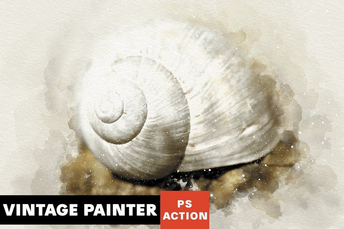 Vintage-Painter-Photoshop-Action-1 30+ Best Watercolor Photoshop Actions design tips 