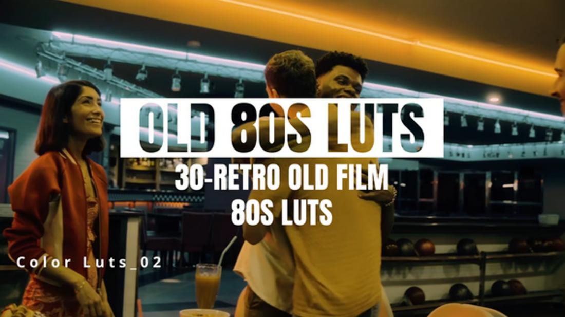 Vintage Retro 80s Color LUTs for Davinci Resolve