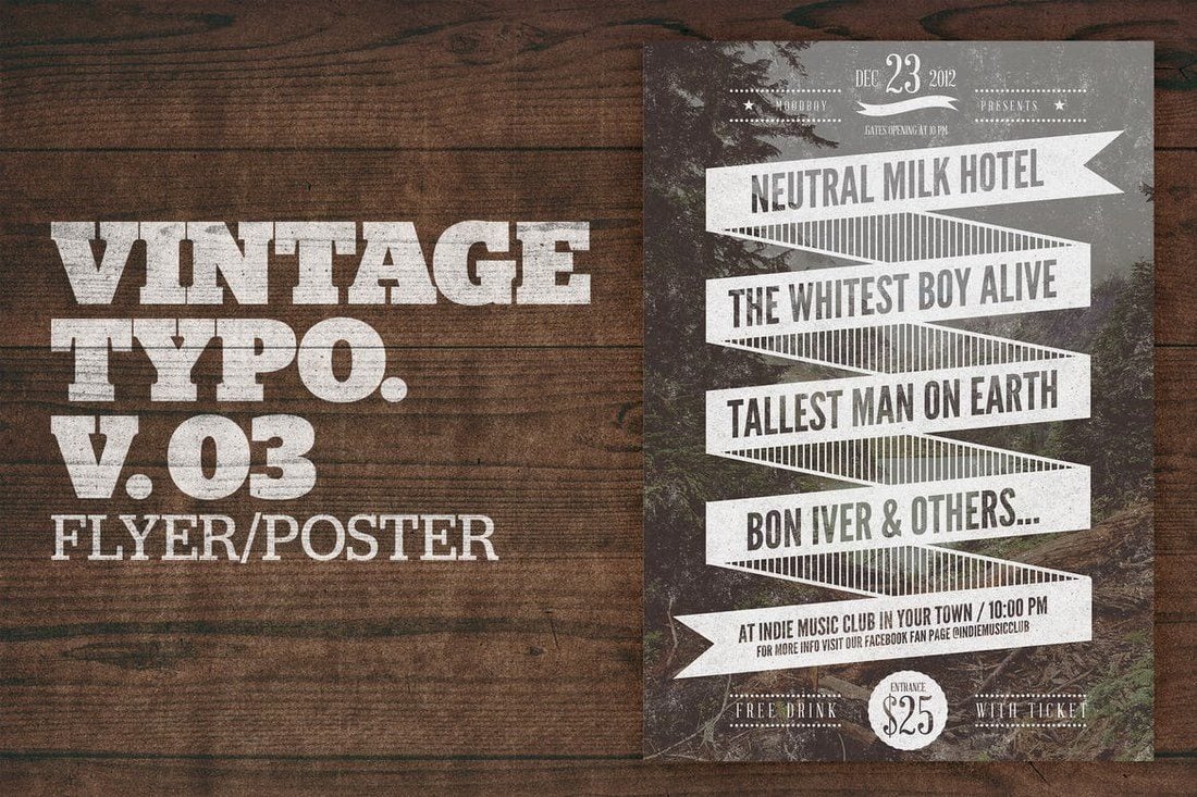 Vintage-Typography-Poster-V03-1 Typographic Posters: 100 Stunning Examples design tips 