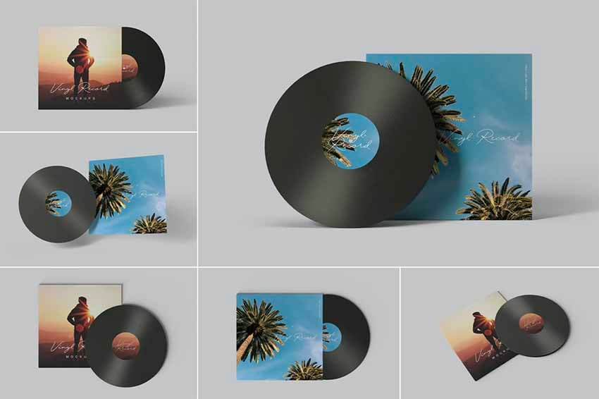 Vinyl Record Mockup