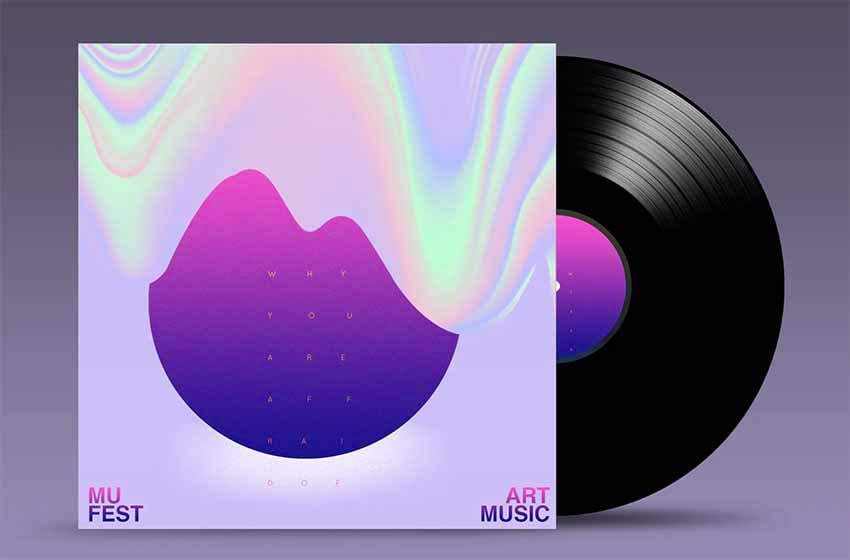 Vinyl Record Mockup