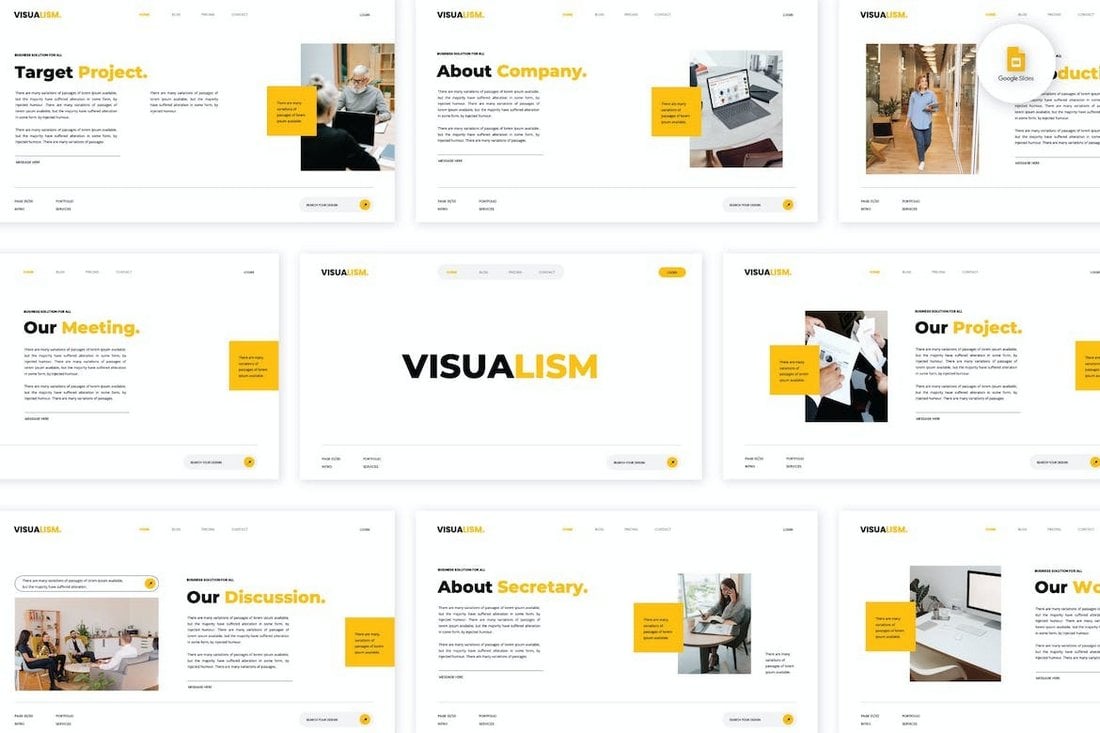 Visualism - Business Google Slide Template