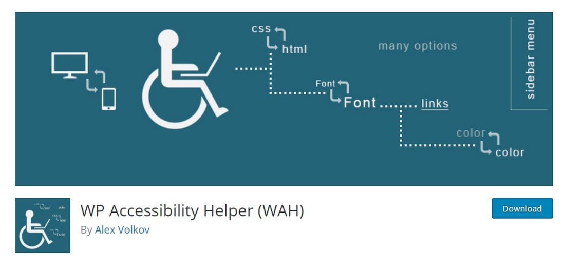 WP-Accessibility-Helper- 6 Top Web Accessibility Plugins for WordPress design tips 