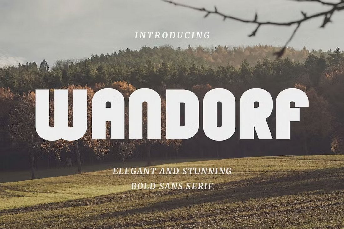 Wandorf - Rounded Sans Serif Font