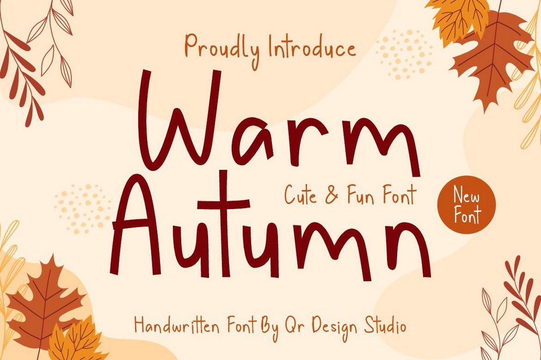 Warm Autumn - Cute Fall Font